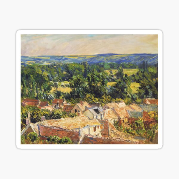 Item preview, View on village of Giverny   1886 by Claude Monet  designed and sold by GabyddAlessandr.