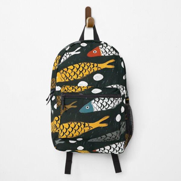 Item preview, Black Fish Pattern designed and sold by trendspatterns.