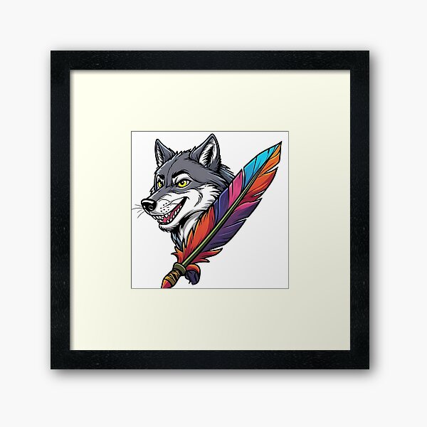 Item preview, Colorful wolf designed and sold by MiroArtAbstra.