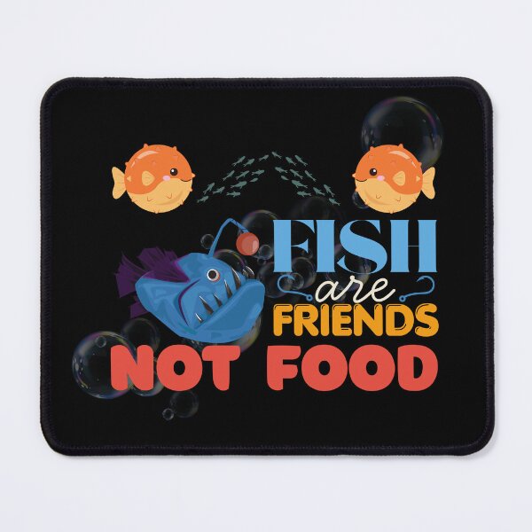 Item preview, Fish Are Friends Not Food - Funny Vegan Ocean Awareness Shirt designed and sold by MaybeeShirts.