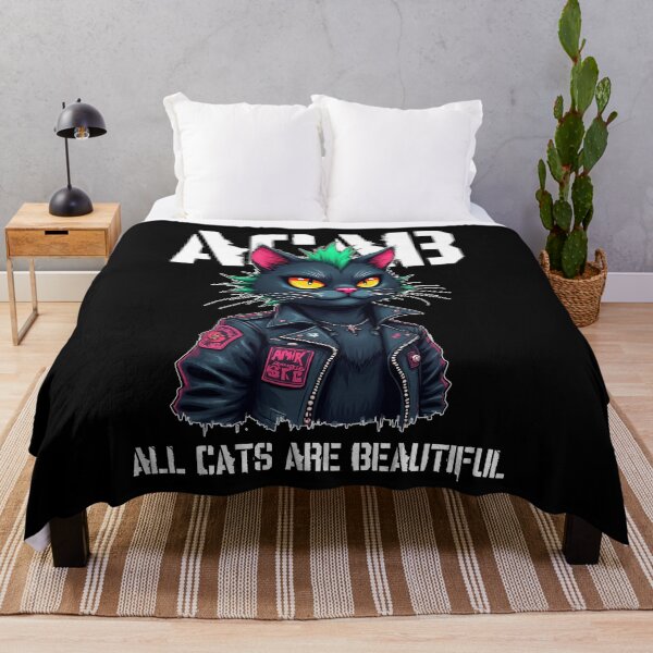 Item preview, ACAB Punk Cat Version - All Cats Are Beautiful designed and sold by Ikaroots.