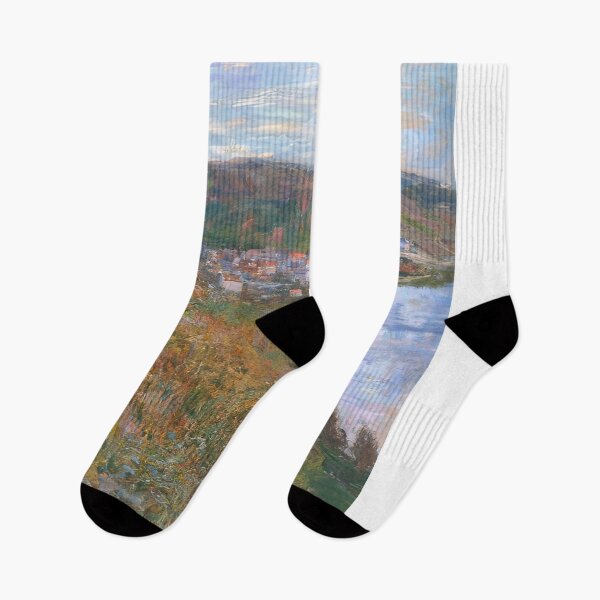 Item preview, View over Vetheuil   1880 by Claude Monet  designed and sold by GabyddAlessandr.