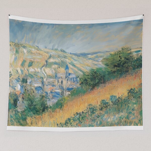 Item preview, View over Vetheuil   1881 by Claude Monet  designed and sold by GabyddAlessandr.