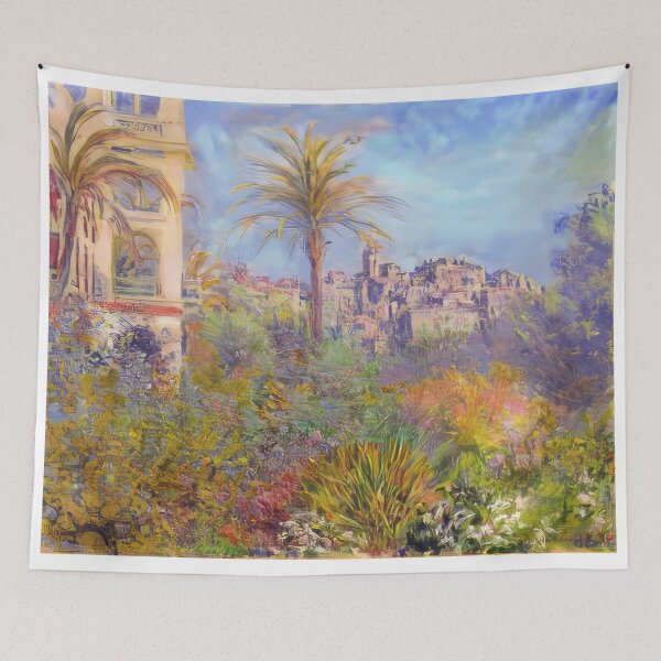 Item preview, Villas at Bordighera 03   1884 by Claude Monet  designed and sold by GabyddAlessandr.