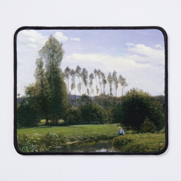Item preview, Vue prise à Rouelles 1858 by Claude Monet designed and sold by GabyddAlessandr.
