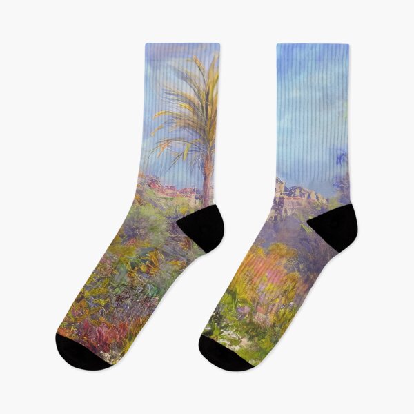Item preview, Villas at Bordighera 03   1884 by Claude Monet  designed and sold by GabyddAlessandr.