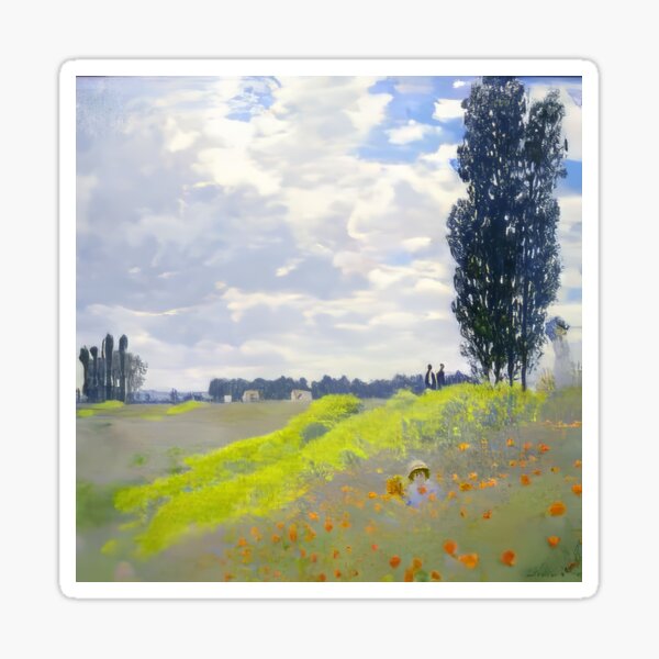 Item preview, Walk in the Meadows at Argenteuil   1873 by Claude Monet  designed and sold by GabyddAlessandr.
