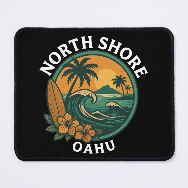 Artikelvorschau, North Shore – Oahu (mit weißer Schrift) entworfen und verkauft von VelvetRoom.