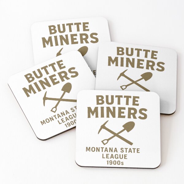 Item preview, Butte Miners Vintage Baseball Logo – Montana State League (1900s) designed and sold by BackstopAndCo.