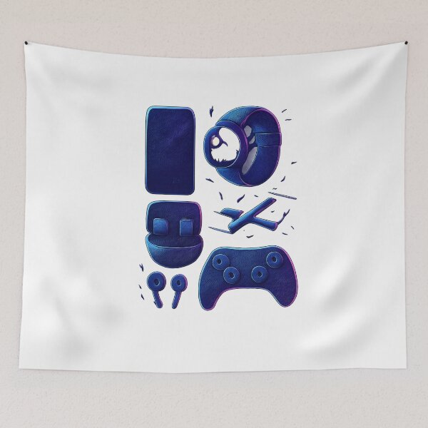 Item preview, Neon Gadget Vibes – Cool Tech Design designed and sold by Myst-Fashion.