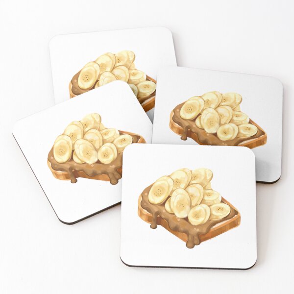 Item preview, Peanut Butter n Banana Toast designed and sold by Lolart.
