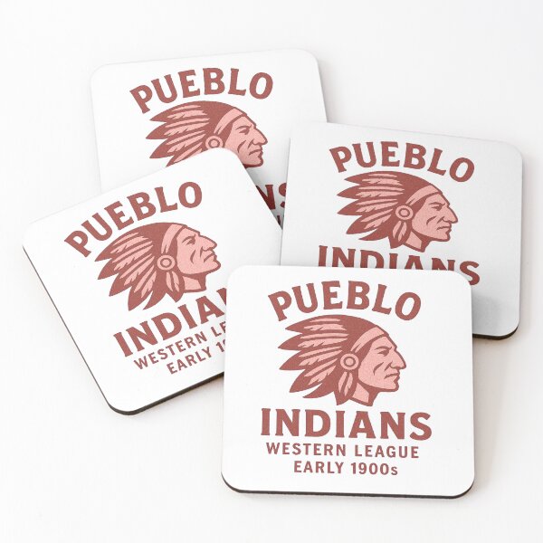 Item preview, Pueblo Indians Vintage Baseball Logo – Western League (Early 1900s) designed and sold by BackstopAndCo.