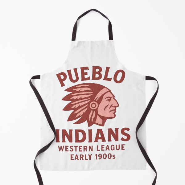 Artikelvorschau, Vintage-Baseball-Logo der Pueblo-Indianer – Western League (Anfang des 20. Jahrhunderts) entworfen und verkauft von BackstopAndCo.