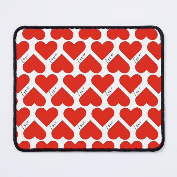 Item preview, Seamless romantic pattern with hearts and the word “love”	 designed and sold by kitosonito.