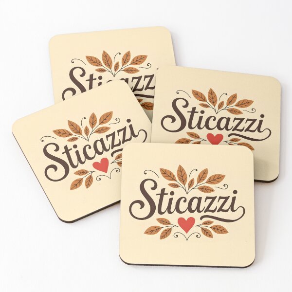 Item preview, Sticazzi – Italian Boho Fall Pun Design with Vintage Flair designed and sold by EmeraldeaArt.