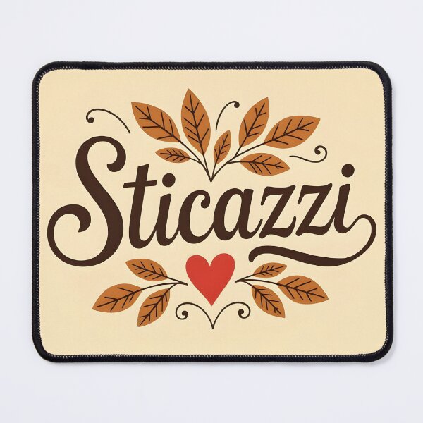 Item preview, Sticazzi – Italian Boho Fall Pun Design with Vintage Flair designed and sold by EmeraldeaArt.