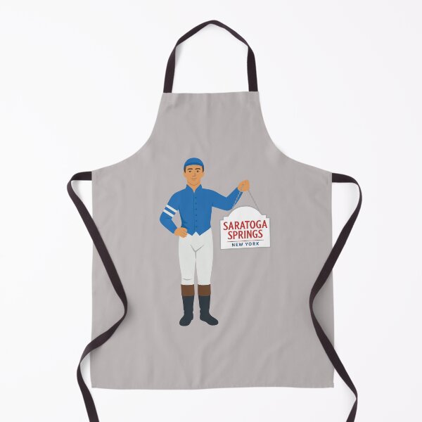 Item preview, Saratoga Springs New York Jockey Horse Racing Graphic designed and sold by ArtSpireWorks.