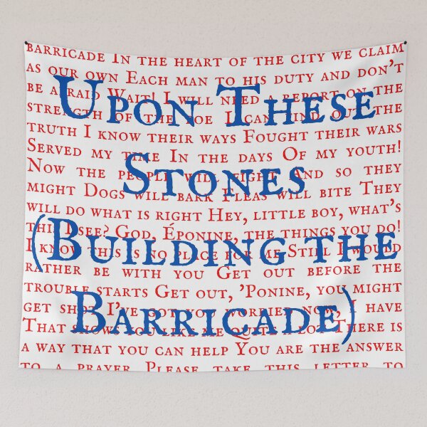 Item preview, Les Miserable Lyrics designed and sold by broadwaygirl142.