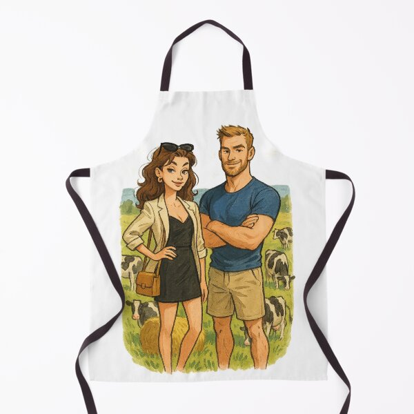 Item preview, Stylish Couple in Sunny Countryside designed and sold by QuirkWears.