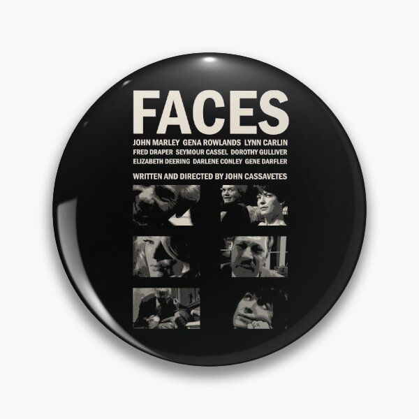Item preview, POSTER FACES JOHN CASSAVETES 1968 designed and sold by MORKINO POSTERS.