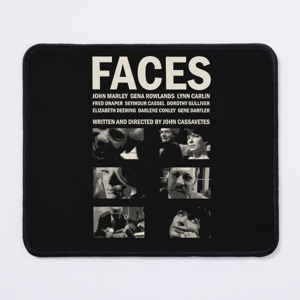 Item preview, POSTER FACES JOHN CASSAVETES 1968 designed and sold by MORKINO POSTERS.