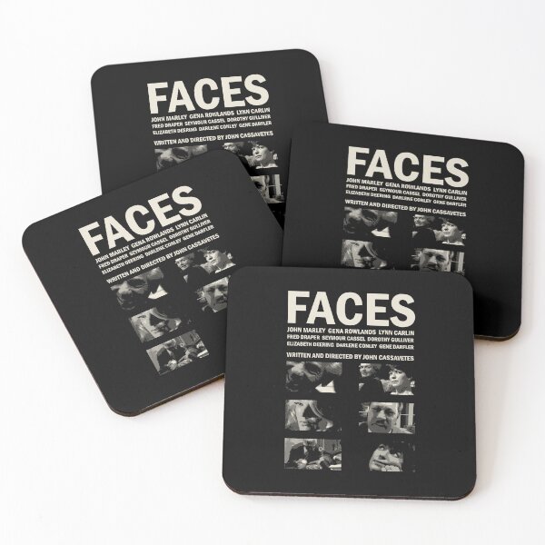 Item preview, POSTER FACES JOHN CASSAVETES 1968 designed and sold by MORKINO POSTERS.