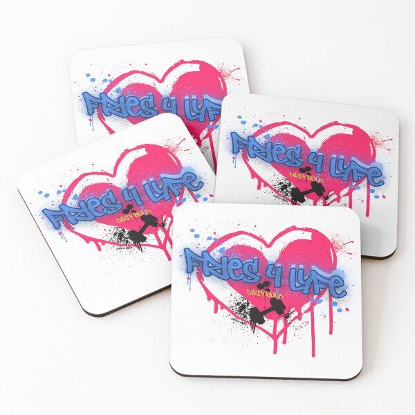 Item preview, Fries 4 Lyfe: Gym Love Heart designed and sold by DirtyBulkSupply.