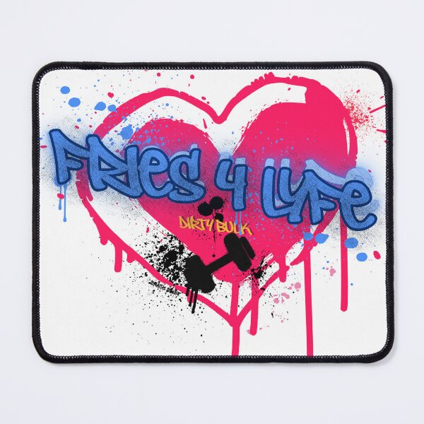 Item preview, Fries 4 Lyfe: Gym Love Heart designed and sold by DirtyBulkSupply.