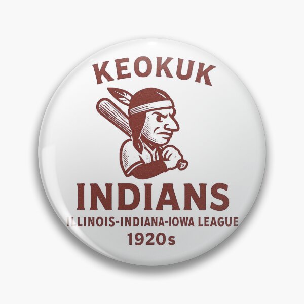 Artikelvorschau, Keokuk Indians – Vintage-Baseballteam-Design (Illinois-Indiana-Iowa-Liga der 1920er Jahre) entworfen und verkauft von BackstopAndCo.