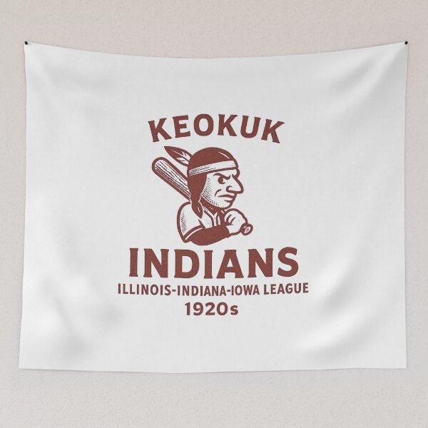 Item preview, Keokuk Indians – Vintage Baseball Team Design (1920s Illinois-Indiana-Iowa League) designed and sold by BackstopAndCo.