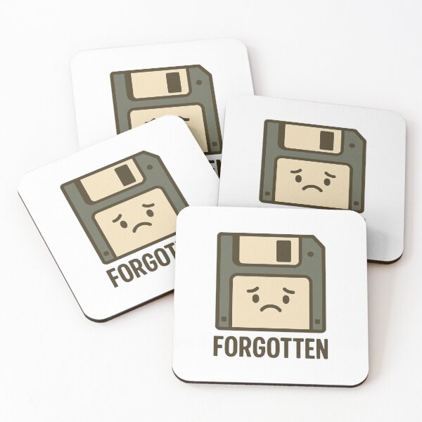 Artikelvorschau, Vergessene Diskette - Trauriges Retro-Cartoon-Design für vergessene Technik entworfen und verkauft von OnPointOutfits.