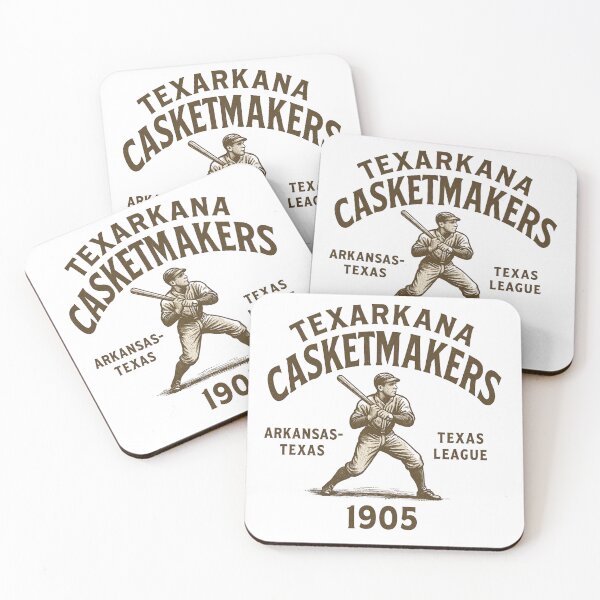 Item preview, Texarkana Casketmakers – 1905 Vintage Baseball Team Design (Texas League) designed and sold by BackstopAndCo.