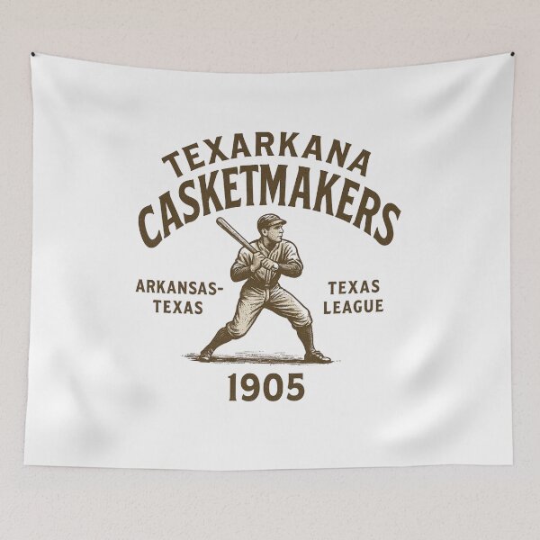 Item preview, Texarkana Casketmakers – 1905 Vintage Baseball Team Design (Texas League) designed and sold by BackstopAndCo.