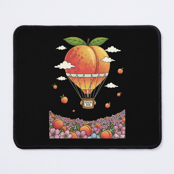 Item preview, Peachy Ride - Hot Air Balloon - Whimsical Peach Orchard designed and sold by AnAzArt.