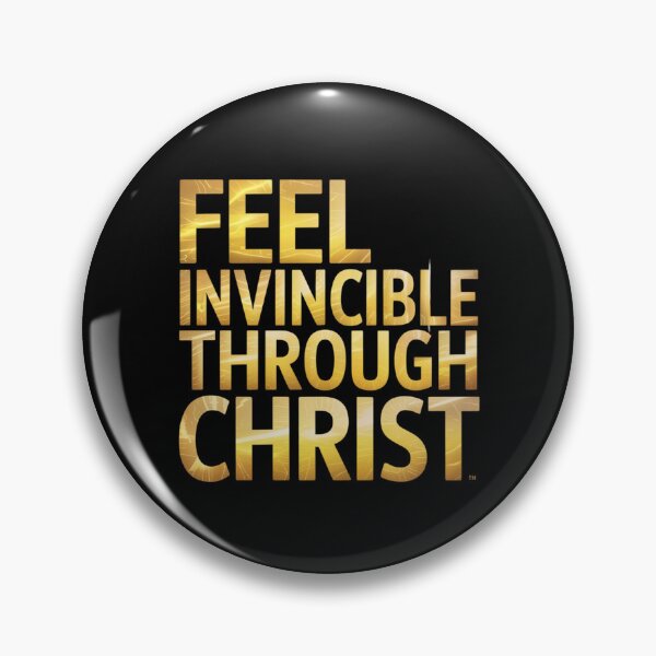 Item preview, Feel Invincible Through Christ designed and sold by SignumShop.