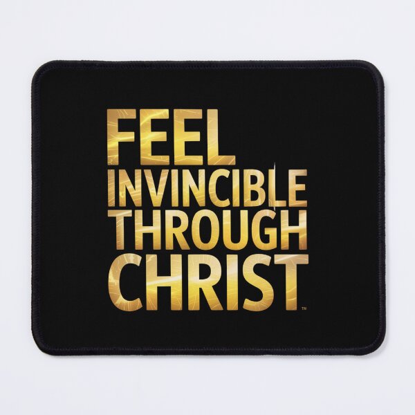 Item preview, Feel Invincible Through Christ designed and sold by SignumShop.