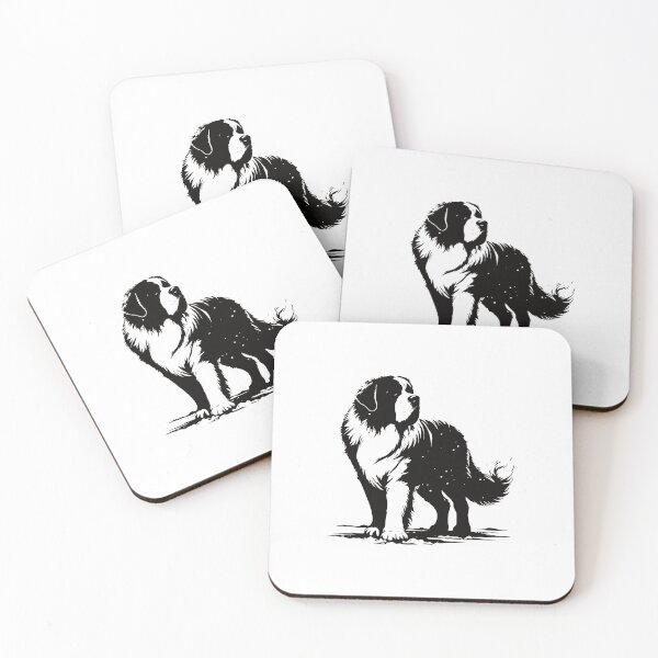 Item preview, St. Bernard Design – Gentle giant with heart designed and sold by RetroMaritalArt.