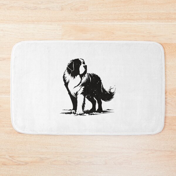 Item preview, St. Bernard Design – Gentle giant with heart designed and sold by RetroMaritalArt.