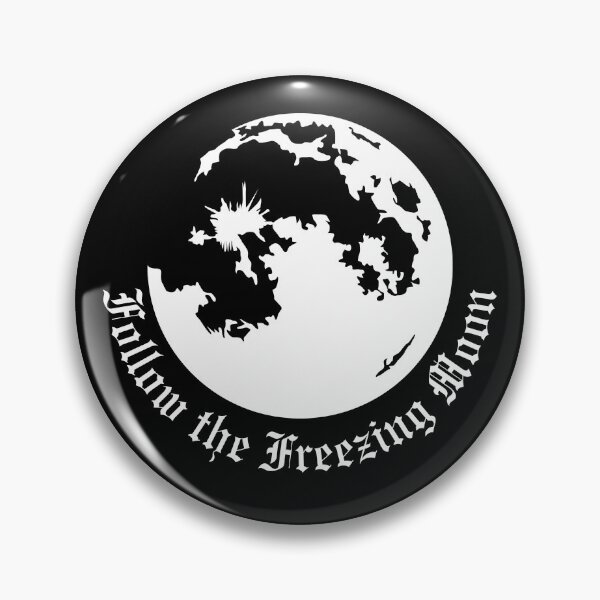 Item preview, Follow the Freezing Moon – Black Metal Moon Design designed and sold by TheKvltStudio.