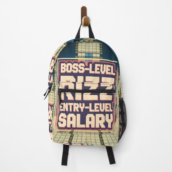 Item preview, Boss level Rizz pixel art quotes designed and sold by jbfart.