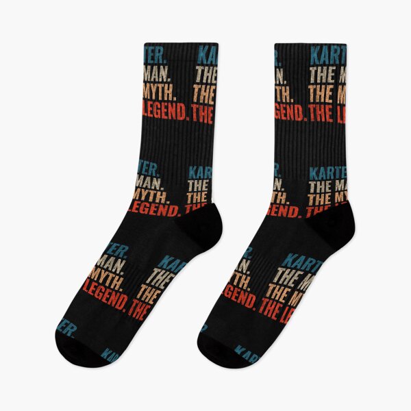 Item preview, Karter Name Karter The Man The Myth The Legend Retro 70s distress designed and sold by Teelogic.