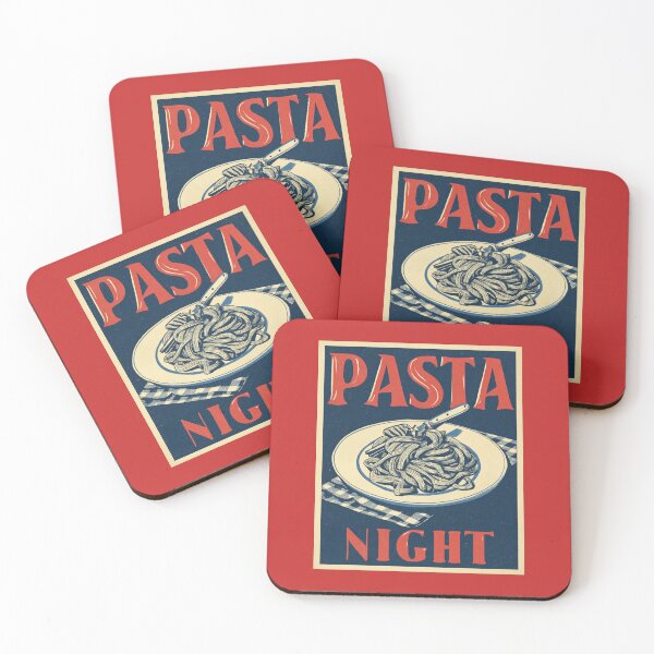 Item preview, Vintage Pasta Night Illustration designed and sold by GoodOldVintage.