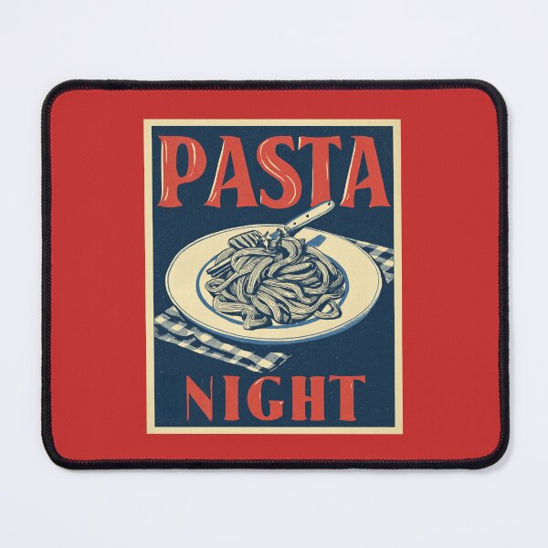 Item preview, Vintage Pasta Night Illustration designed and sold by GoodOldVintage.