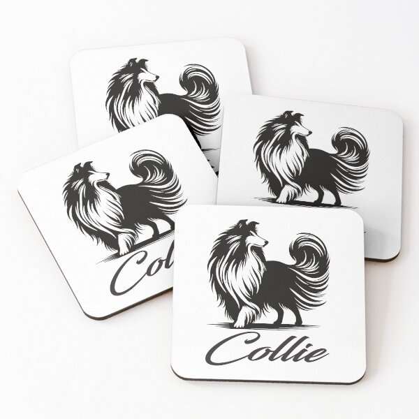 Item preview, Stylish Collie design – elegance on four paws designed and sold by RetroMaritalArt.