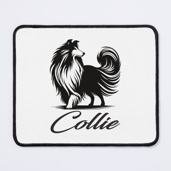Item preview, Stylish Collie design – elegance on four paws designed and sold by RetroMaritalArt.