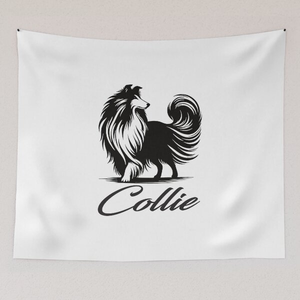 Item preview, Stylish Collie design – elegance on four paws designed and sold by RetroMaritalArt.