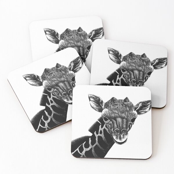 Artikelvorschau, Savanna Soul: Vintage Giraffenzeichnung entworfen und verkauft von Artlizjane.