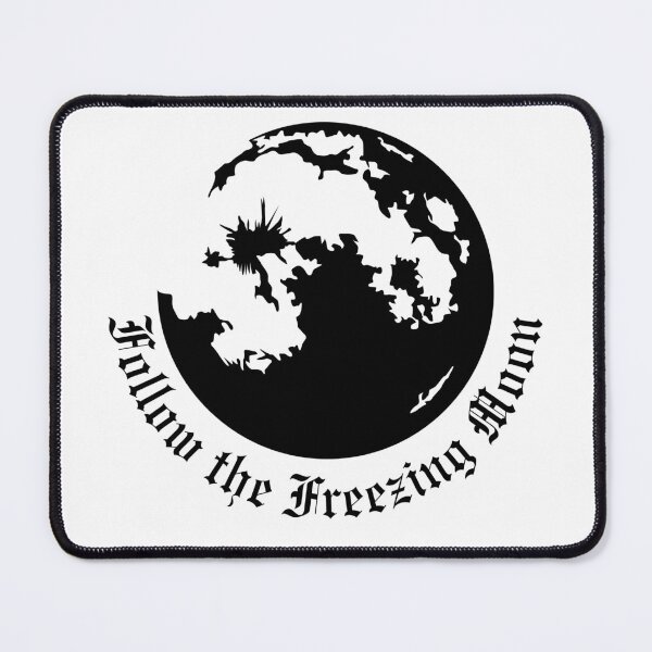 Item preview, Follow the Freezing Moon – Black Metal Moon Design designed and sold by TheKvltStudio.