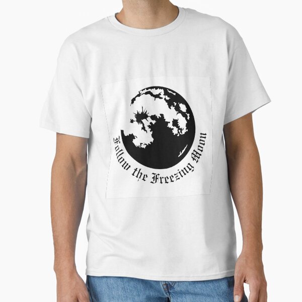 Item preview, Follow the Freezing Moon – Black Metal Moon Design designed and sold by TheKvltStudio.