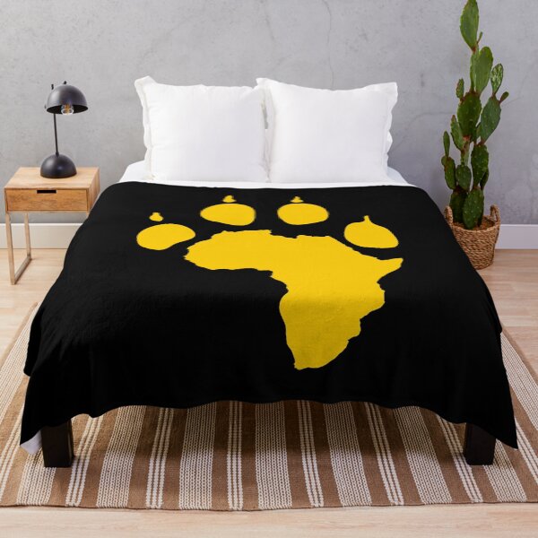 Item preview, Africa Paw Print - Wildlife Continent Map designed and sold by redwolf92.